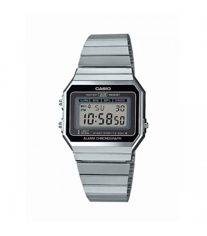 Orologio Unisex Casio Vintage Iconic Silver A700WE-1AEF Orologio Unisex Casio Vintage Iconic Silver A700WE-1AEF
