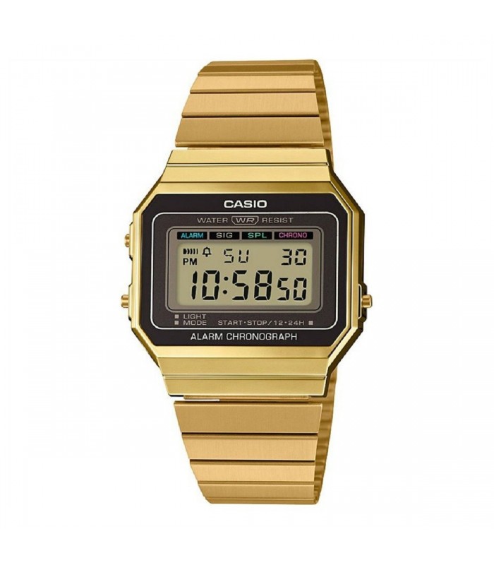 Orologio Unisex Casio Vintage Iconic Oro A700WEG-9AEF Orologio Unisex Casio Vintage Iconic Oro A700WEG-9AEF