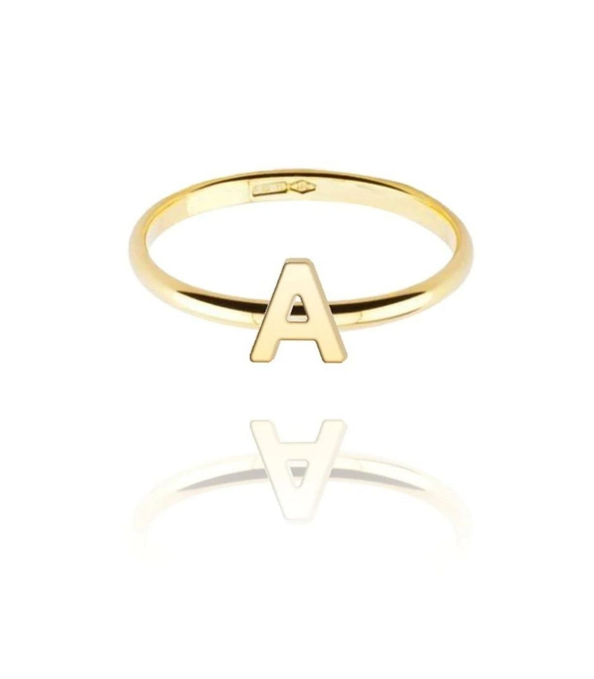 Anello Iniziale in Oro Giallo MiRaggi