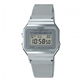Orologio Unisex Casio Vintage Maglia Milano Silver A700WEM-7AEF