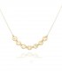 Collana Nome Oro Giallo 18kt con Piastrina Tonda Forata