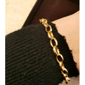 Bracciale Raggi Catena Forzatina in Oro Giallo 9kt