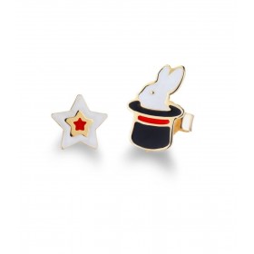 Orecchini Lobo Le Bebé Circo Coniglietto Stellina PMG170