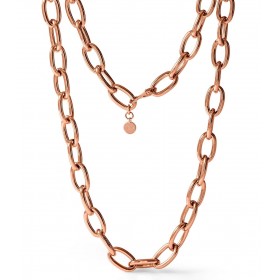 Unoaerre Fashion Jewellery Bronzo Dorato Rosa Collana Lunga Donna
