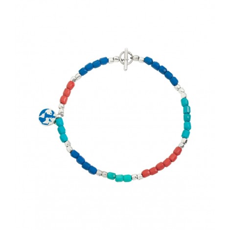 Bracciale Mini Granelli Dodo Tenaka Argento 925 Plastica Riciclata