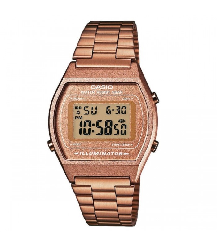 Orologio Unisex Casio Edgy Oro Rosa B640WC-5AEF Orologio Unisex Casio Edgy Oro Rosa B640WC-5AEF