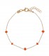 Bracciale Alisia Crystal Bead Dorato/Arancione AL879