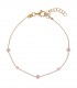 Bracciale Alisia Crystal Bead Dorato/Lilla AL879