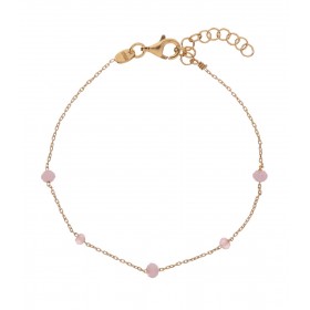 Bracciale Alisia Crystal Bead Dorato/Lilla AL879
