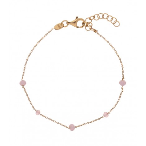 Bracciale Alisia Crystal Bead Dorato/Lilla AL879