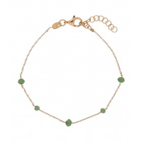 Bracciale Alisia Crystal Bead Dorato/Verde AL879