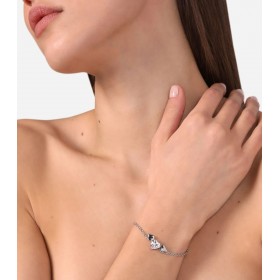 Bracciale Chiara Ferragni Cupido Edizione Limitata Zirconi Bianchi Silver J19AVH04