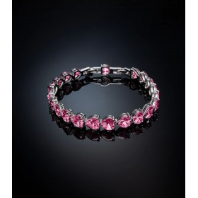 Bracciale Chiara Ferragni Fairytale Big Infinity Love Edizione Limitata  Zirconi Rosa J19AVG02