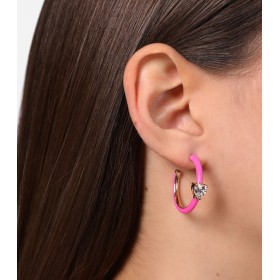 Orecchini Chiara Ferragni Love Parade Edizione Limitata Zirconi Bianchi 27 mm J19AVI19