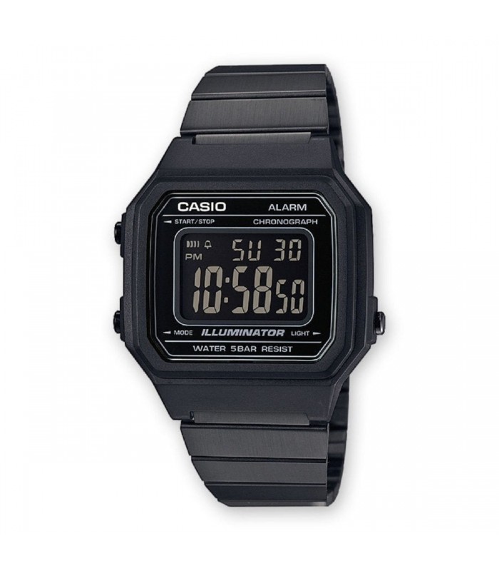 Orologio Unisex Casio Vintage Edgy Nero B650WB-1BEF Orologio Unisex Casio Vintage Edgy Nero B650WB-1BEF