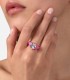 Anello Chiara Ferragni Bold Love Parade Edizione Limitata Smalto Rosa J19AVI40012