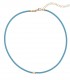 Collana Alisia Amity Dorata Caucciù Azzurra AL3264