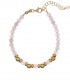 Bracciale Alisia Riley Quarzo Rosa Argento Dorato AL3146