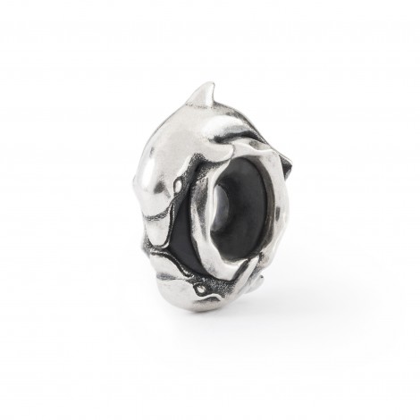 Stop Trollbeads Delfini Spensierati Collezione Mare Prezioso Argento 925 TAGBE-20248