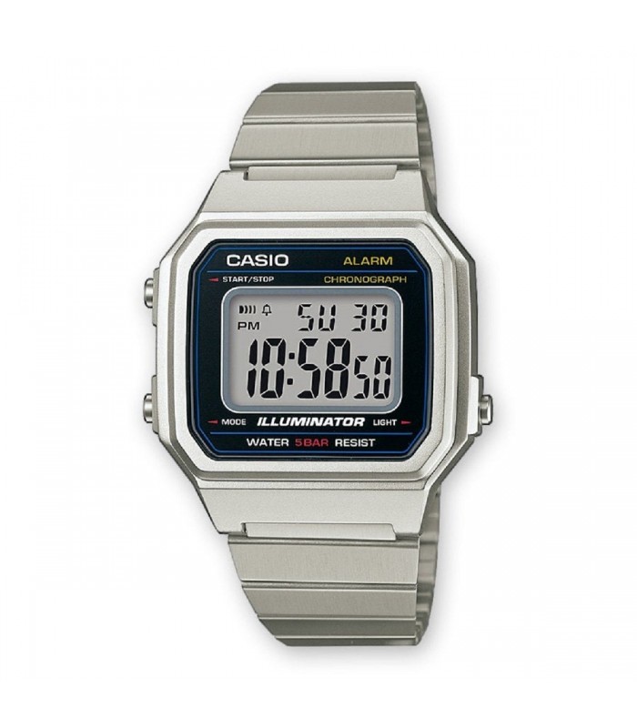 Orologio Unisex Casio Vintage Edgy Silver B650WD-1AEF Orologio Unisex Casio Vintage Edgy Silver B650WD-1AEF