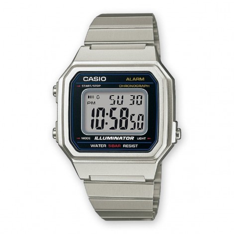 Orologio Unisex Casio Vintage Edgy Silver B650WD-1AEF