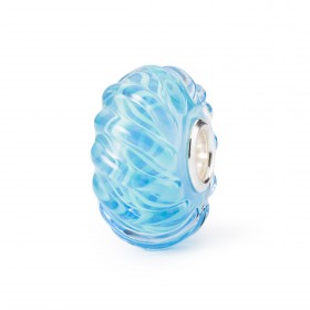 Beads Trollbeads Onda Cristallina Collezione Mare Prezioso Argento 925 Vetro TGLBE-20329