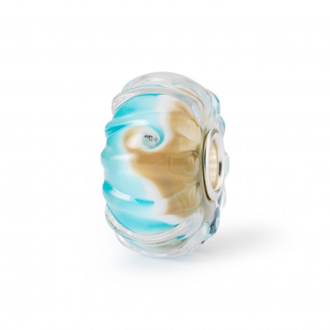 Beads Trollbeads Mare Travolgente Collezione Mare Prezioso Argento 925 Vetro TGLBE-20330