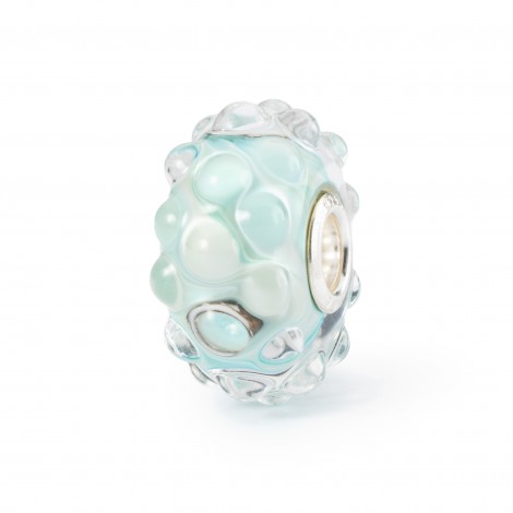 Beads Trollbeads Acqua Scintillante Collezione Mare Prezioso Argento 925 Vetro TGLBE-20332