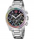 Orologio Festina Boyfriend Rainbow Acciaio Zirconi Colorati F20606/3