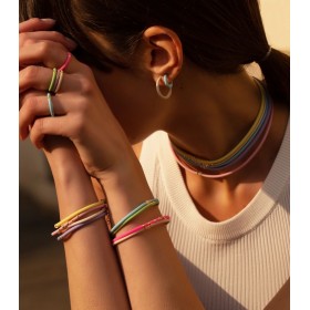 Bracciale Alisia Amity Dorata Caucciù Avorio AL3274