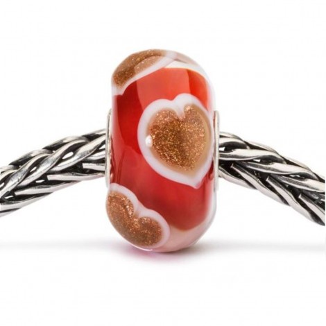 Charm Trollbeads Cuori Gioiosi TGLBE-20093