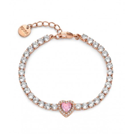 Bracciale Kiara Tennis Basik Cuore Rosè KBRD1784R