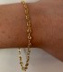 Bracciale Maglia Marina Oro Giallo 9kt indossata