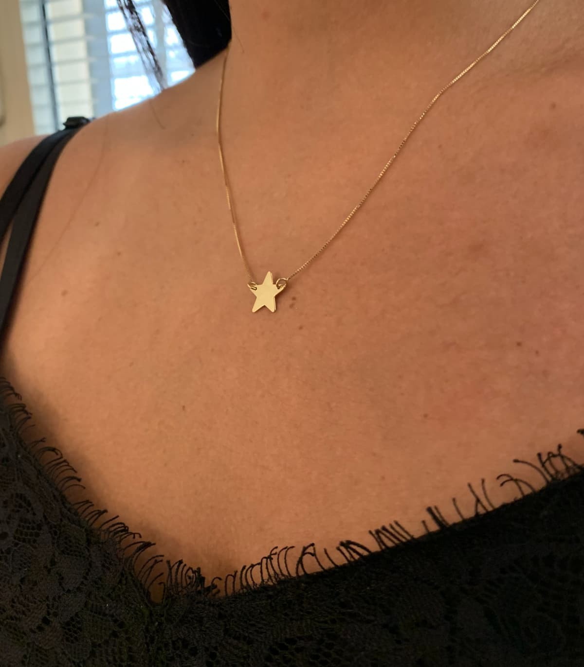 Collana Con Ciondolo Stella – Philip Jones, Placcata Oro, Elegante E Fine