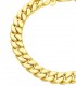 Bracciale Groumette Raggi Oro Giallo 9Kt 19cm dettagli