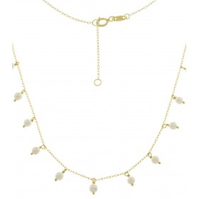 Collana Oro Giallo 9kt Perle Pendenti 9GAG52772