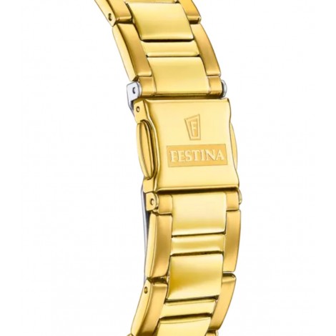 Orologio Festina Boyfriend Rainbow Acciaio Pvd Gold Zirconi Bianchi F20609/1