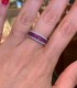 Anello Donna Davite & Delucchi Oro Bianco Diamanti e Rubini AA029855RBS indossato