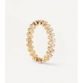 Anello PDPAOLA Crown Gold Argento AN01-670-12