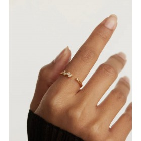 Anello PDPAOLA Prince Gold Argento AN01-672-12