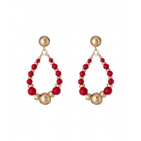 Orecchini Alisia Whitsunday Drop Argento 925 Gold Cristallo
