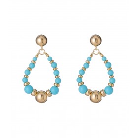 Orecchini Alisia Whitsunday Drop Argento 925 Gold Cristallo