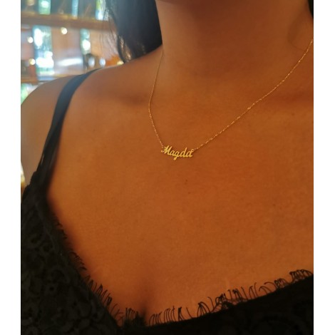 Collana con Nome Oro Giallo