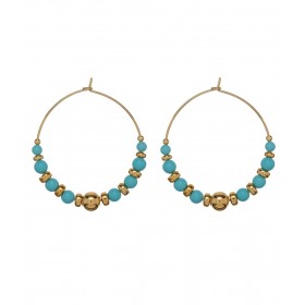 Orecchini Alisia Elafonissi Big Argento 925 Gold Cristallo