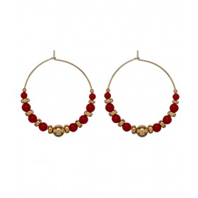 Orecchini Alisia Elafonissi Big Argento 925 Gold Cristallo