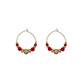 Orecchini Alisia Elafonissi Small Argento 925 Gold Cristallo