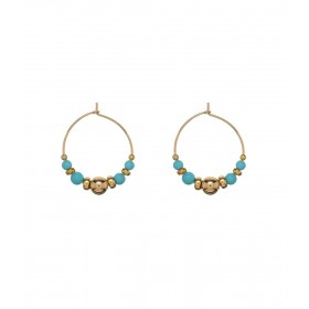 Orecchini Alisia Elafonissi Small Argento 925 Gold Cristallo