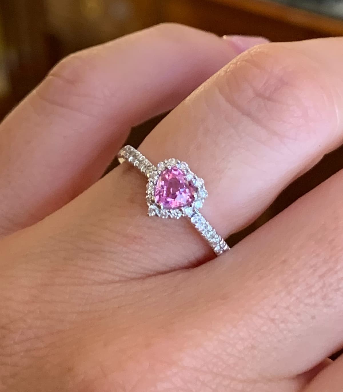 Anello rosa discount
