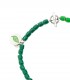 Bracciale Dodo Mini Granelli Tenaka Verde Dettaglio