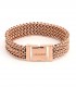 Bracciale Unoaerre Bronzo Dorato Rosa Fascia 18 CM